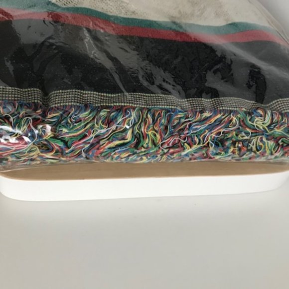 Indigenous Cotton Tapestry Throw "Lovebirds" NEW - Picture 8 of 15